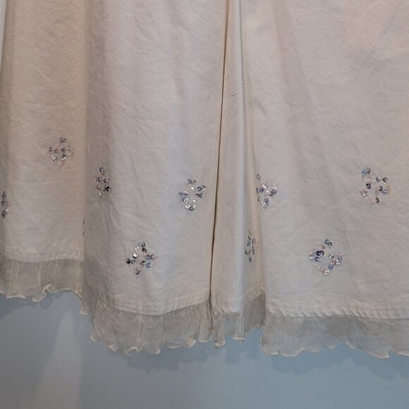 Cotton flowy skirt - Picture 2 of 7